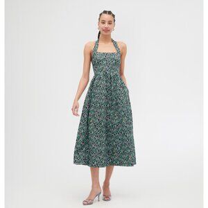 The Fleur Midi Dress - Black Lily of the Valley NWOT